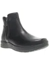 Propét Delphi Womens Round Toe Leather Ankle Boots In Black
