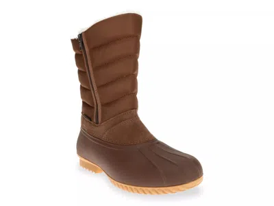 Propét Propet Extra Wide Width Illia Duck Boot In Brown