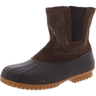 Propét Insley Womens Suede Cold Weather Winter & Snow Boots In Brown