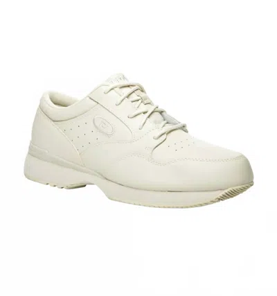 Propét Men's Life Walker Lace Shoes In Sport White In Animal Print