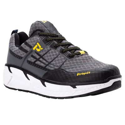 Propét Men's Ultra Walking Shoes In Grey/black In Gray