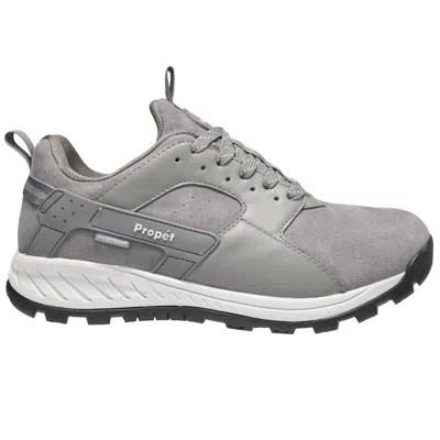 Propét Men's Visp Waterproof Hiking Shoe In Grey In Gray