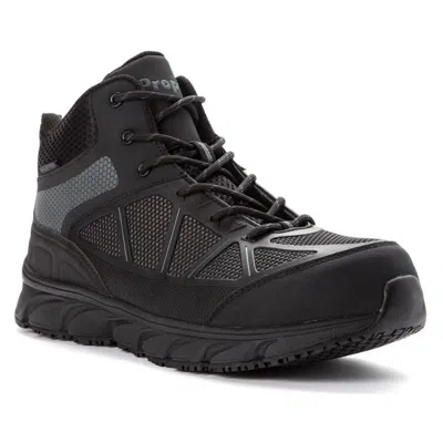 Propét Seeley Hi Mau022mgyb Men's 9 Black Waterproof Comp Toe Work Boots Fzp558