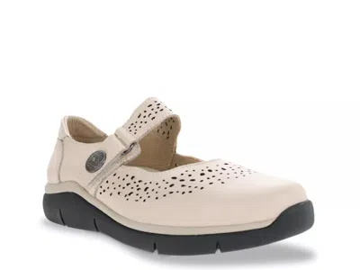 Propét Propet Selena Mary Jane Flat In White