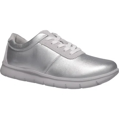 Propét Stella Lace-up Sneaker In Silver