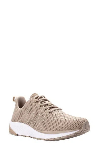 Propét Tour Knit Sneaker In Brown