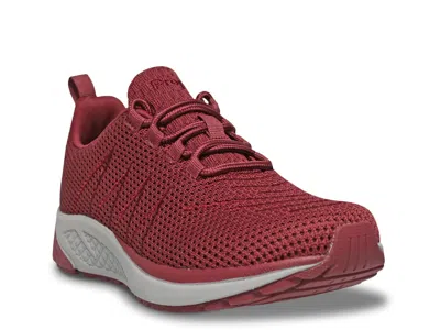 Propét Propet Tour Knit Sneaker In Burgundy