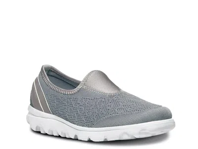 Propét Propet Travel Slipon Sneaker In Silver