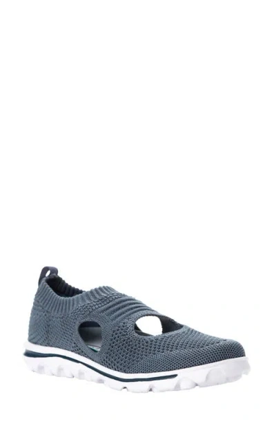 Propét Travelactiv Avid Slip-on Sneaker In Black