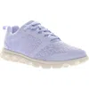 Propét Travelactiv Knit Lace-up Sneaker In Lavender