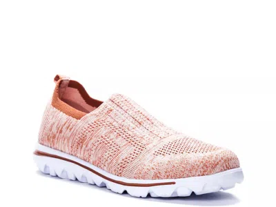 Propét Propet Travelactiv Stretch Slipon Sneaker In Pink