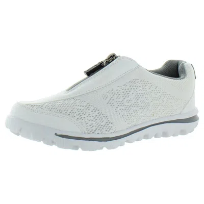Propét Travelactiv Womens Mesh Zip Up Sneakers In Multi