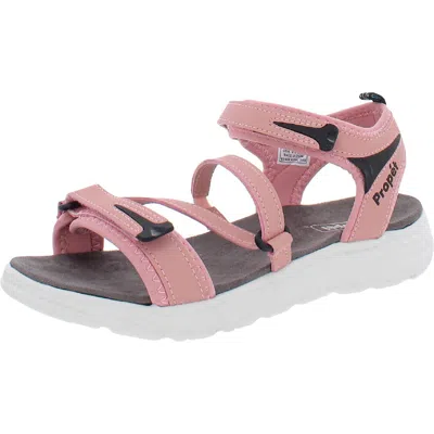 Propét Travelactiv Xc Womens Strappy Adjustable Slingback Sandals In Pink
