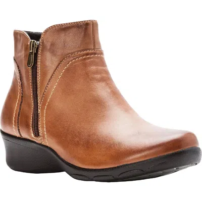 Propét Waverly Womens Double Zipper Booties In Multi