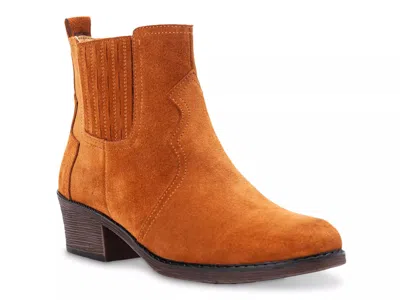Propét Propet Wide Width Reese Western Bootie In Brown