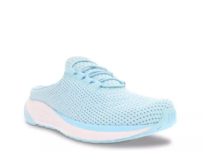 Propét Propet Wide Width Tour Knit Slide Sneaker In Blue