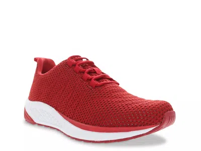 Propét Propet Wide Width Tour Knit Sneaker In Red
