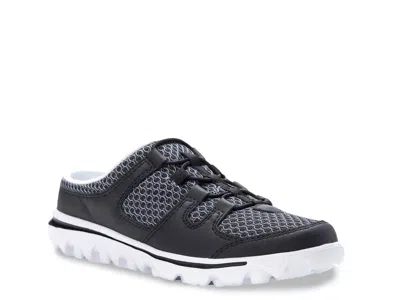 Propét Propet Wide Width Travelactiv Slide Clog In Black