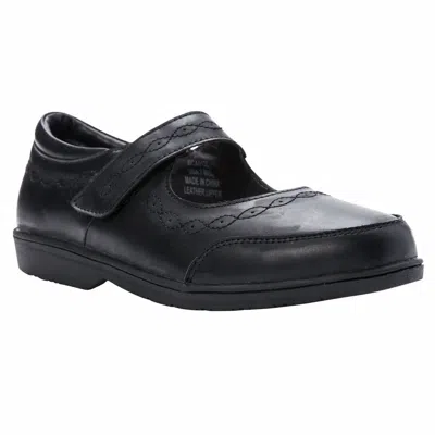 Propét Women's Diabetic Casual Shoe In Black In Animal Print