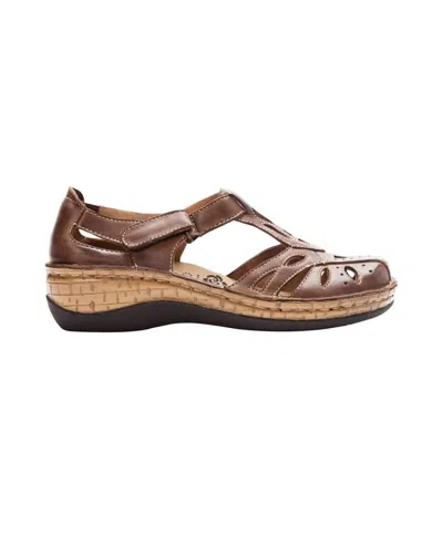 Propét Women's Jenna Fisherman Sandal In Brown