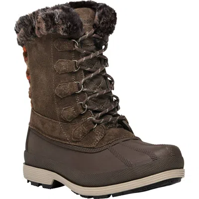 Propét Women's Lumi Tall Lace Booties In Brown