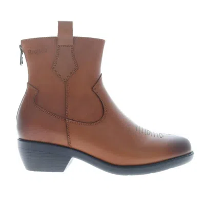 Propét Women's Maisie Western Ankle Boot In Brown