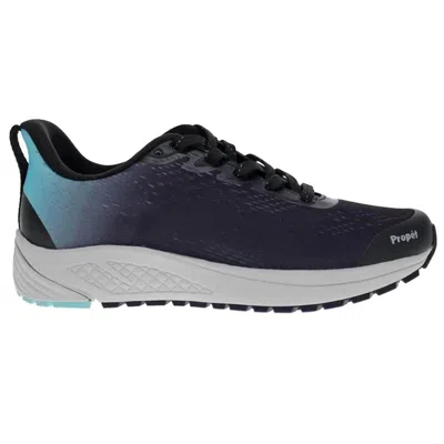 Propét Women's One Evolve Shoes - 4e In Black/aqua In Blue