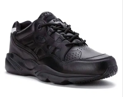 Propét Women's Stana Slip Resistant Work Shoe In Black