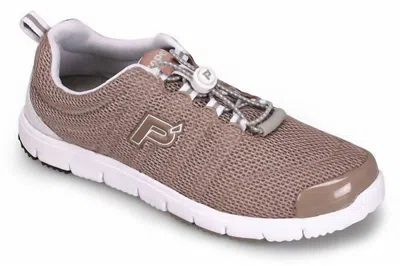 Propét Women's Travel Walker Sneakers In Taupe In Gray