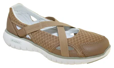 Propét Women's Travellite Mary Jane Walking Shoes In Taupe In Brown