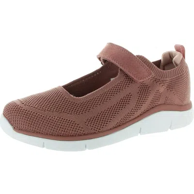 Propét Womens Padded Insole Man Made Slip-on Sneakers In Pink