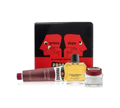 Proraso 4-pc. Vintage Prima Dopo Tin Gift Set - Coarse Beard Formula In No Color