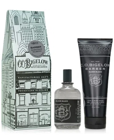 Proraso C.o. Bigelow 2-pc. Elixir Black Apothecary Box Set In White