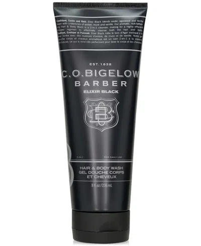 Proraso C.o. Bigelow Elixir Black Hair & Body Wash, 8 Oz. In White