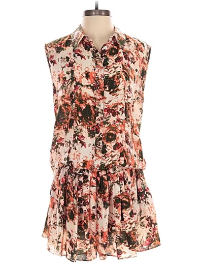 Pre-owned Prose & Poetry Romper In Red