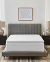 Prosleep 2" Gel-infused Memory Foam Mattress Topper With Circular-knit Cover, Full In White