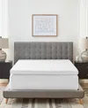 Prosleep 3" Gel-infused Memory Foam Mattress Topper With Cooling Cover, King In White