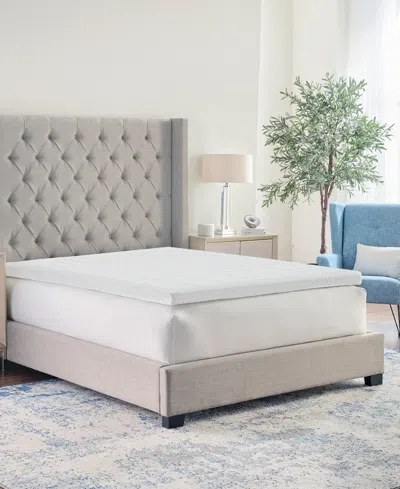 PROSLEEP 3" ZONED COMFORT MEMORY FOAM MATTRESS TOPPER WITH COOLING COVER, FULL, EXCLUSIVELY AT MACY'S
