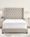 Prosleep 4" Hybrid Fiber And Memory Foam Mattress Topper, Queen, Exclusively At Macy's In White