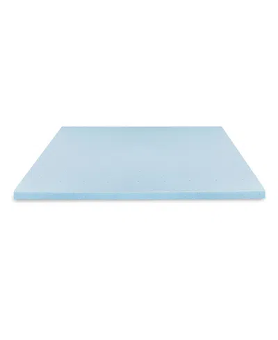 Prosleep Gel-infused 2" Memory Foam Mattress Topper, Full In Blue
