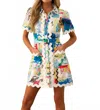 Prosperina Beatrice Mini Dress In Multi In Multi