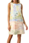 Prosperina Citrus Splash Mini Dress In Multi In Multi