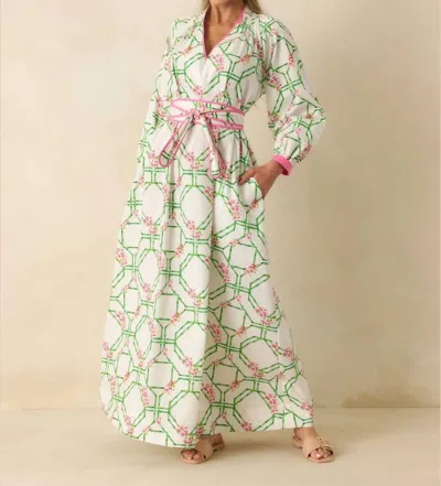 Prosperina Corinne Maxi Dress In Social Ladder In Multi