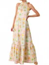 Prosperina Rebecca Reversible Maxi Dress In Multi In Multi