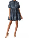 Prosperina Women's Piper Mini Dress In Navy In Blue