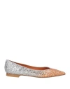 Prosperine Woman Ballet Flats Orange Size 6 Leather In Orange
