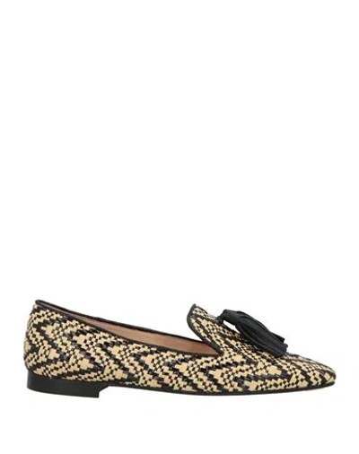 Prosperine Woman Loafers Beige Size 10 Natural Raffia In Sand