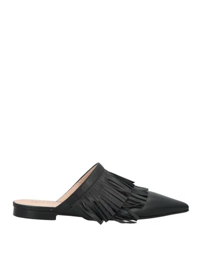 Prosperine Woman Mules & Clogs Black Size 6 Soft Leather