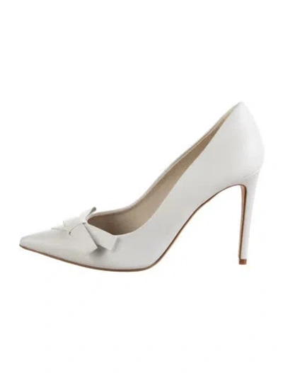 Pre-owned Prota Fiori Leather Pumps W/ Tags In White