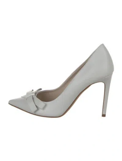 Pre-owned Prota Fiori Leather Pumps In White